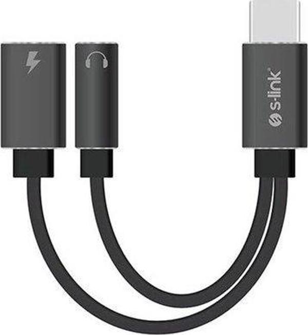 S-Link Gri Metal 3.5 Jack Type C Çevirici - Image 1
