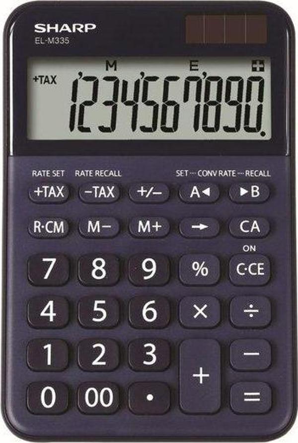 Sharp Masaüstü Hesap Makinesi 10 Hane EL-M335BBL - Image 1