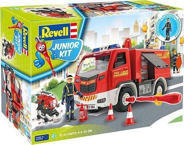 Revell 00819 Junior Kit 1:20 Figürlü İtfaiye Aracı - Image 1