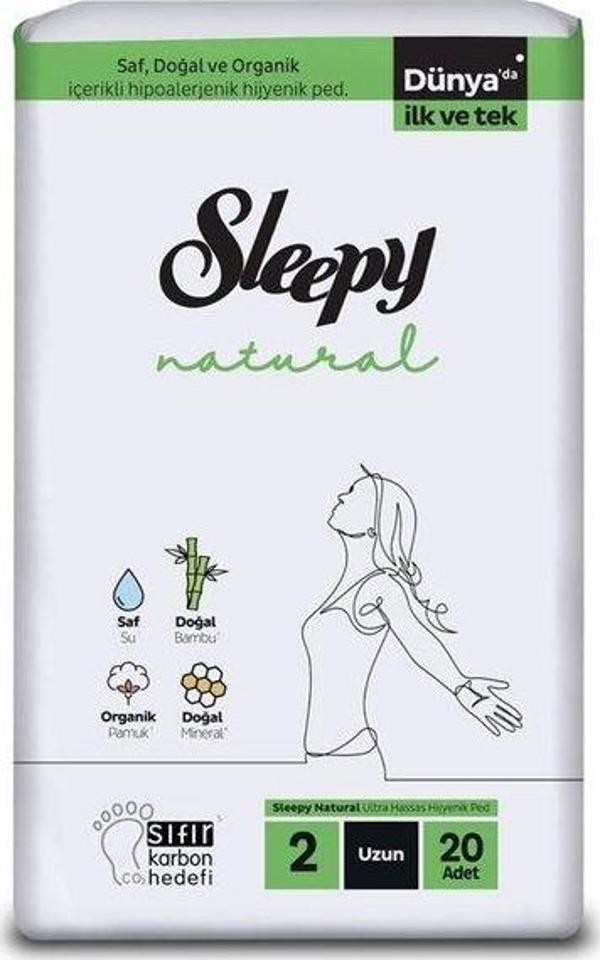 Sleepy Natural Süper Ekonomik Uzun Bebek Bezi 20 Adet - Image 1