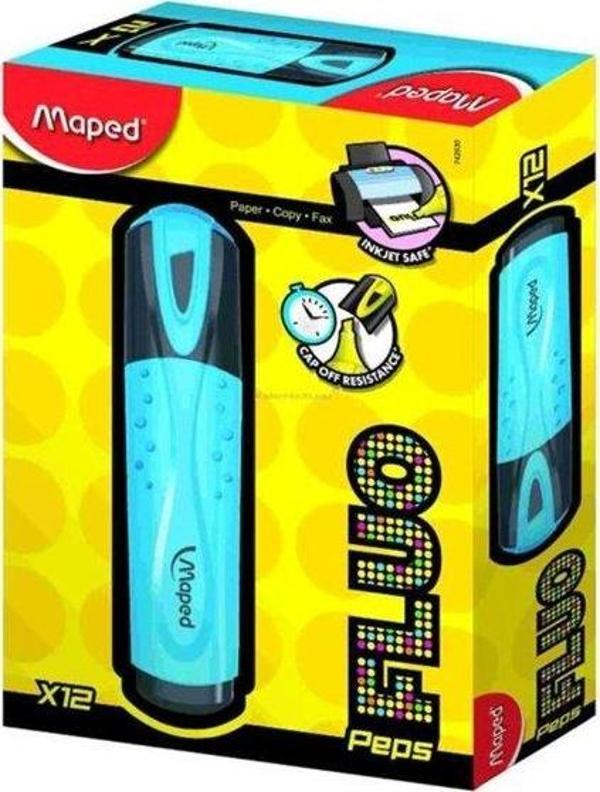 Maped Fluo Pep'S Mono Mavi 742530 - Image 1