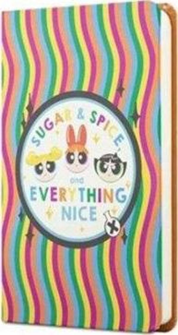 Mabbels The Powerpuff Girls Sert Kapak Mini Defter Everything Nice Turuncu 80 Yaprak 9 x 14 388319 - Image 1