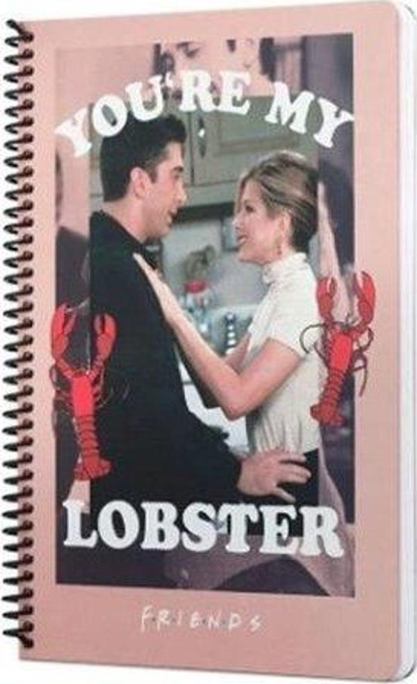 Mabbels Friends You're My Lobster Spiralli Defter Pembe 80 Yaprak 17 x 24 388463 - Image 1