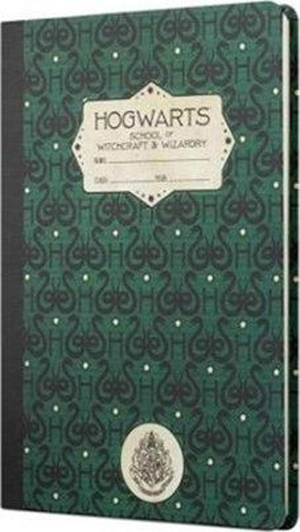 Mabbels Harry Potter Hogwarts Syltherin Sert Kapak Butik Defter Yeşil 80 Yaprak 15 x 21 388166 - Image 1