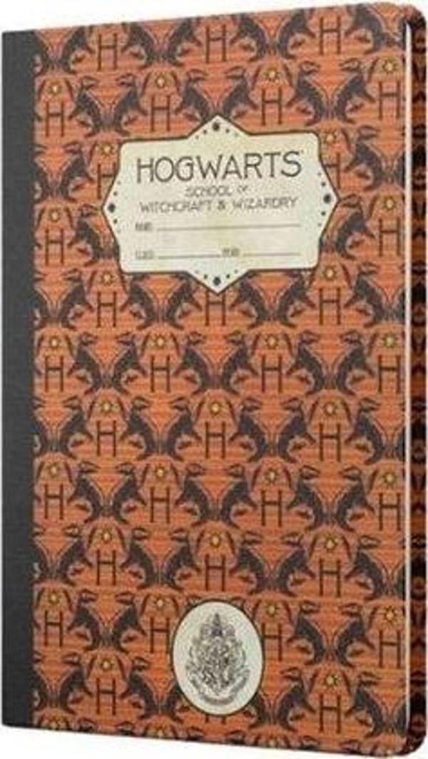 Mabbels Harry Potter Hogwarts Hafflepuf Sert Kapak Butik Defter Kahverengi 80 Yaprak 15 x 21 388180 - Image 1