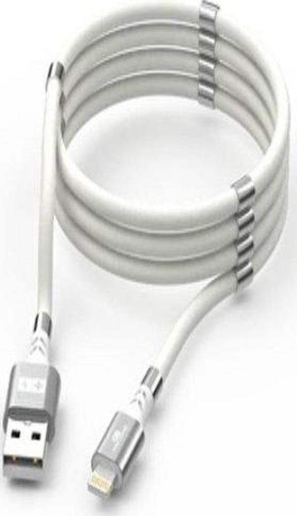 Swiss Charger SCC-10086 Manyetik İphone Kablosu Beyaz - Image 1