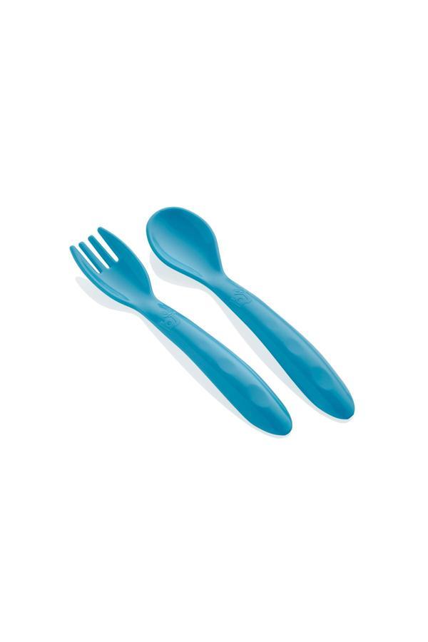 Babyjem Mama Kaşık Çatal Takımı Mavi - Image 1