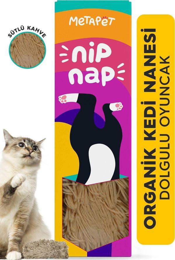 Catnipli Peluş Kedi Oyuncağı, Organik Kedi Nanesi Oyuncakları, Kedi Otlu Naneli Ürünleri - Image 1