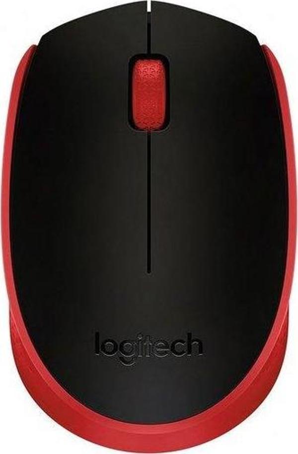 Logitech M171 Kırmızı Kablosuz Mouse - Image 1