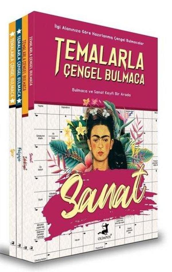 Temalarla Çengel Bulmaca Seti - 4 Kitap Takım - Olimpos Yayınları - Image 1