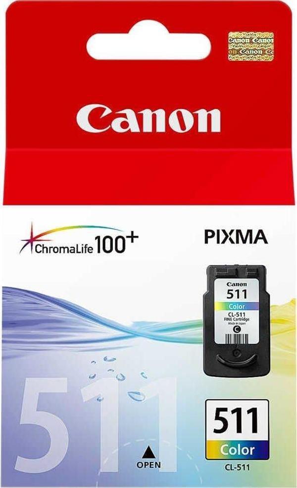 Canon CL-511 Renkli Orijinal Mürekkep Kartuş 2972B007 - Image 1