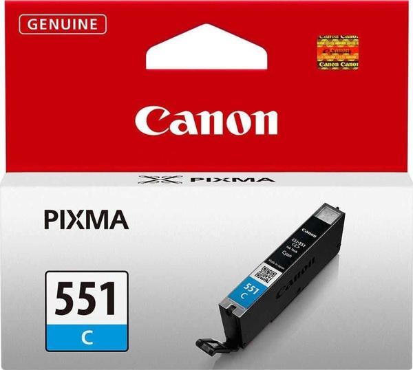 Canon CLI-551C Mavi Orijinal Mürekkep Kartuş 6509B001 - Image 1