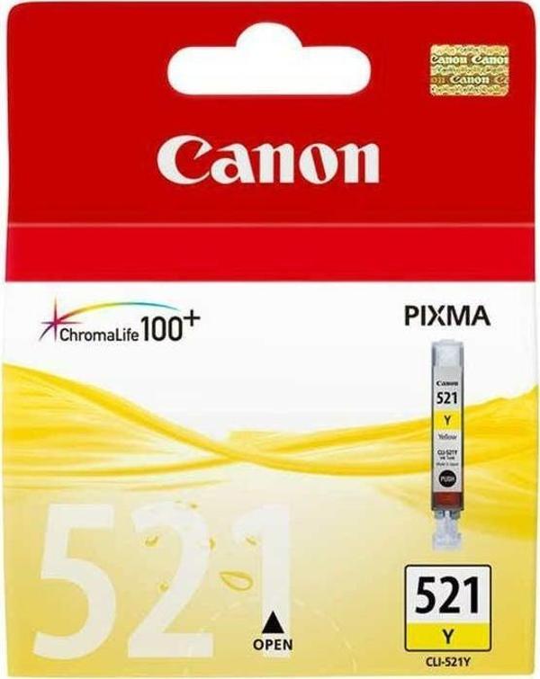 Canon CLI-521Y Sarı Orijinal Mürekkep Kartuş 2936B004 - Image 1