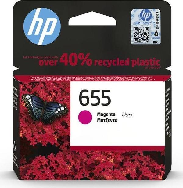 HP Orijinal 655 Mürekkep Kartuşu Kırmızı CZ111AE - Image 1