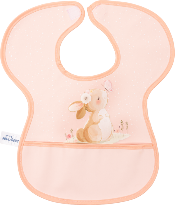 Sevi Bebe Cırtlı Muşamba Önlük  Art 22-183 - Image 1