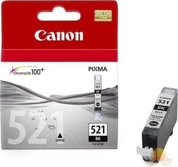 Canon CLI-521BK Siyah Orijinal Mürekkep Kartuş 2933B004 - Image 1