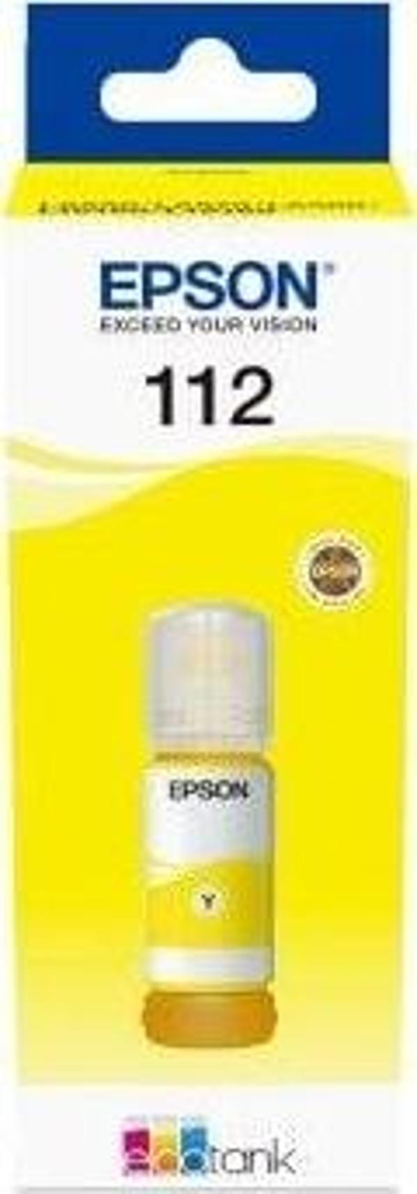 Epson C13T06C44A 112 Orijinal Sarı Mürekkep Kartuş 6.000 Sayfa 70ML L15160 L15150 - Image 1