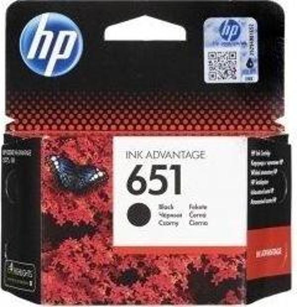 HP 651 C2P10A SİYAH ORJİNAL KARTUŞ DeskJet 5645 / 5575 - Image 1