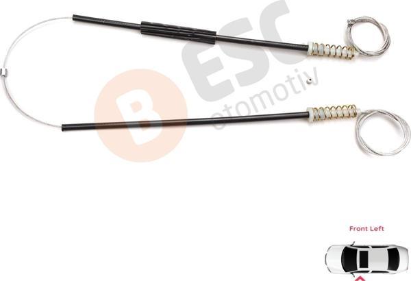 Toyota Carina 93 97 için Ön Sol Kapı Cam Tamir Seti 6982005010 - Image 1