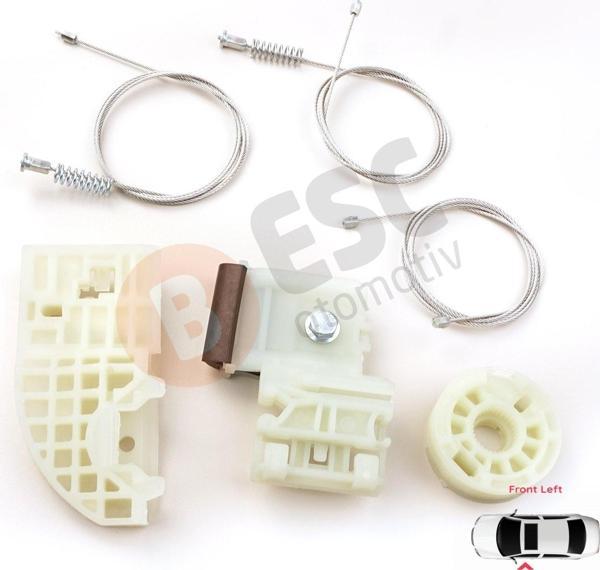 Hyundai I30 MK2 GD GDE 2011-2017 5-Kapı 82471A6000 İçin Elektrikli Ön Sol Kapı Cam Kriko Tamir Seti - Image 1