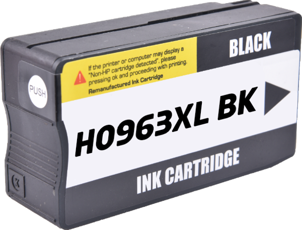 BK 963XL 3JA30AE UYUMLU SİYAH KARTUŞ - HP 9010 9012 9013 9016 9020 - Image 1