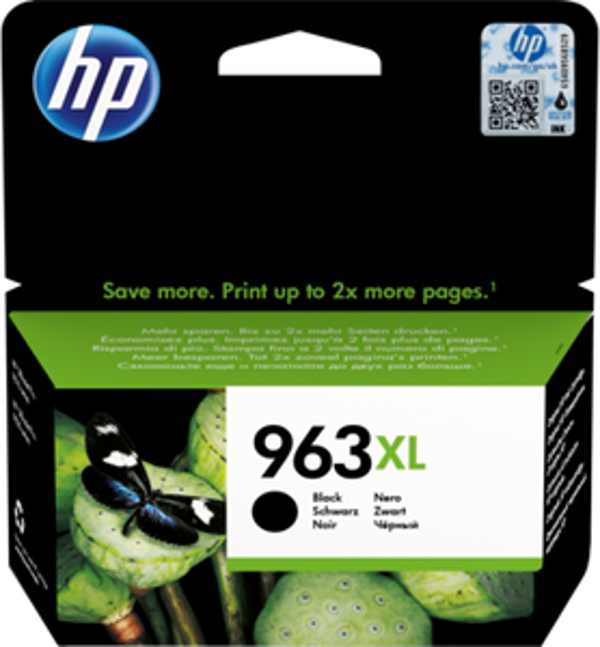 HP 963XL 3JA30AE Siyah Orjinal Kartuş Yüksek Kapasite OfficeJet Pro 9010, 9020 Serisi - Image 1