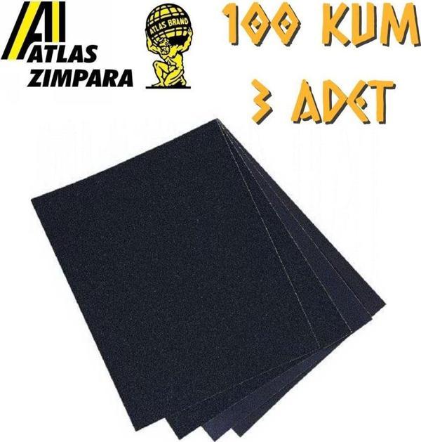 Atlas 188 Su Zımparası 100 Kum - 3 Adet - Image 1