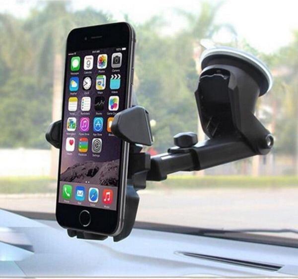 ONT-193 Uzayabilen Vantuzlu Cep Araç Telefon Tutucu Oto Araba Içi Telefon Tutacağı 360 - Image 1