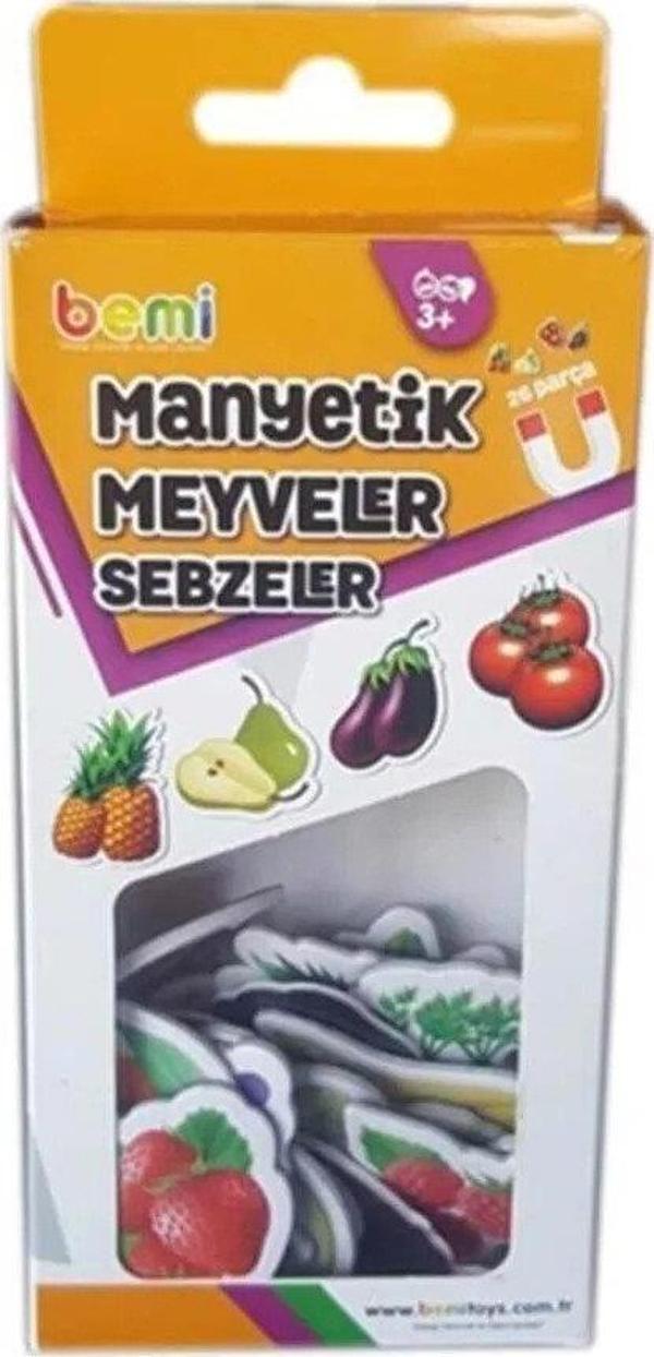 Panda Manyetik Meyveler Sebzeler - Image 1