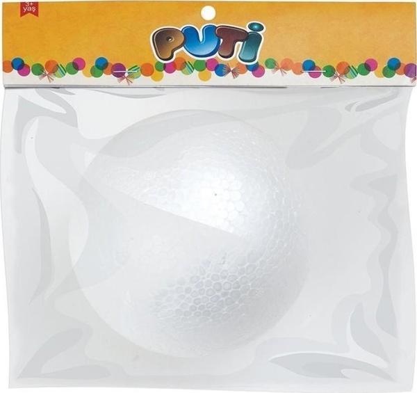 Puti Köpük Top 12 CM Tekli - Image 1