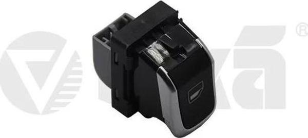 8K0959855B Cam Açma Anahtarı Tekli Krom - Audı A6-A7-A8-A4 2013-2015 - A5 2012-2016 - Q5 2013-2017 - - Image 1