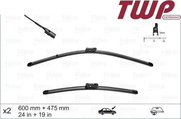 5C7955425A426A Silecek Süpürgesi Set - Jetta 2011-2015 - Image 1
