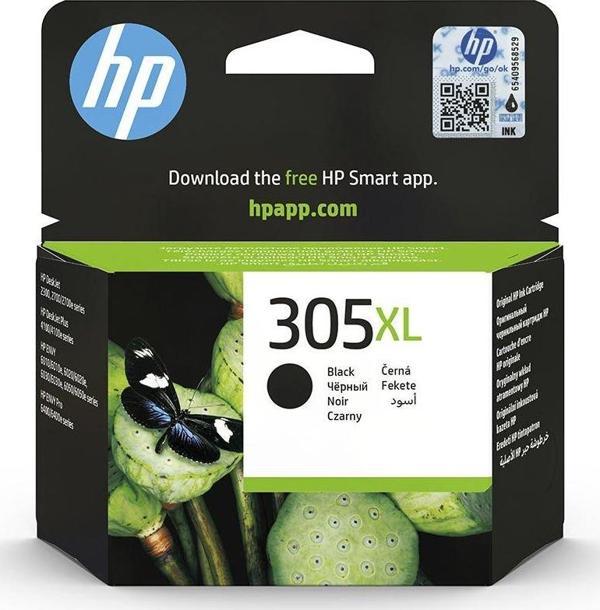HP Orijinal 305 XL Mürekkep Kartuşu Siyah 3YM62AE - Image 1