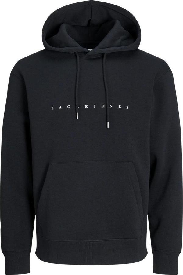 Jack&Jones 12233972 Jjestar Jj Sweat Hood Noos Siyah - Image 1