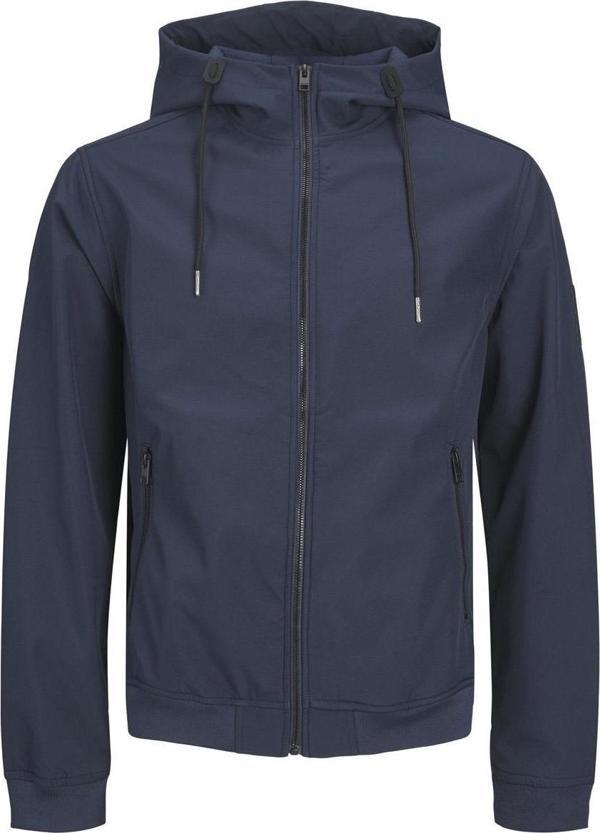Jack&Jones 12236300 Jjebasic Softshell Hood Noos Lacivert - Image 1