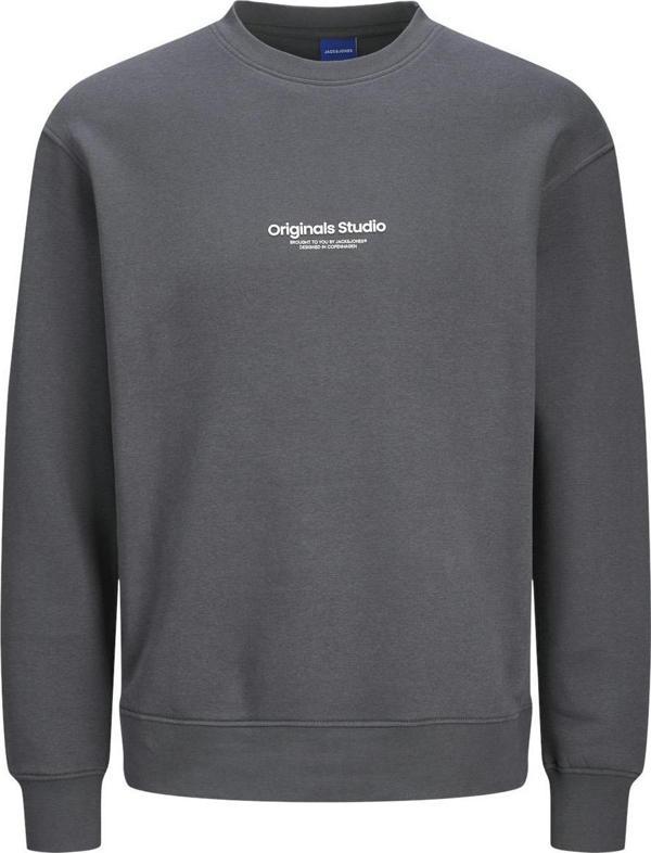 Jack&Jones 12241694 Jorvesterbro Sweat Crew Neck Noos Füme - Image 1