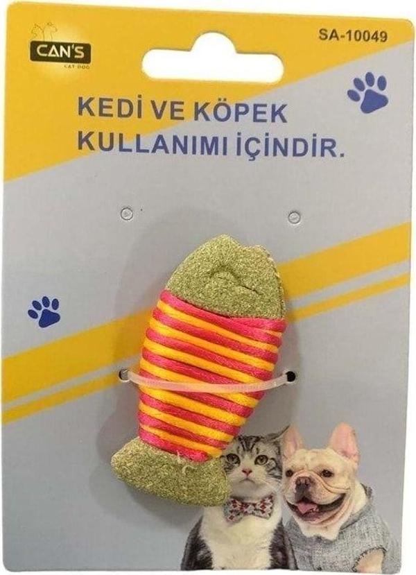 Cans Sa10050 Catnip Balık Oyuncak 7 X 3.5 Cm - Image 1