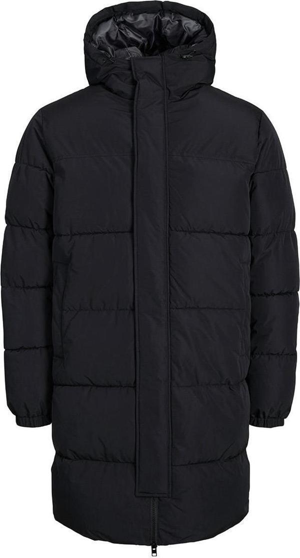 Jack&Jones 12256980 Jjebradley Long Puffer Sn Siyah - Image 1
