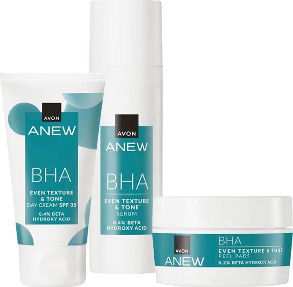 Anew BHA Cilt Tonu Görünümünü Düzgünleştiren Krem Serum ve Ped Paketi - Image 1