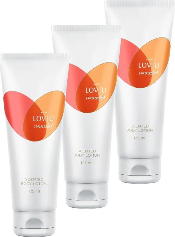 Lov U Connected Kadın Vücut Losyonu 125 Ml. Üçlü Set - Image 1