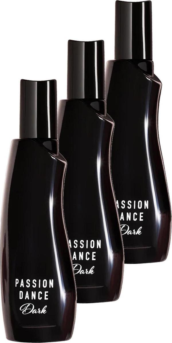 Passion Dance Dark Kadın Parfüm Edt 50 Ml. Üçlü Set - Image 1