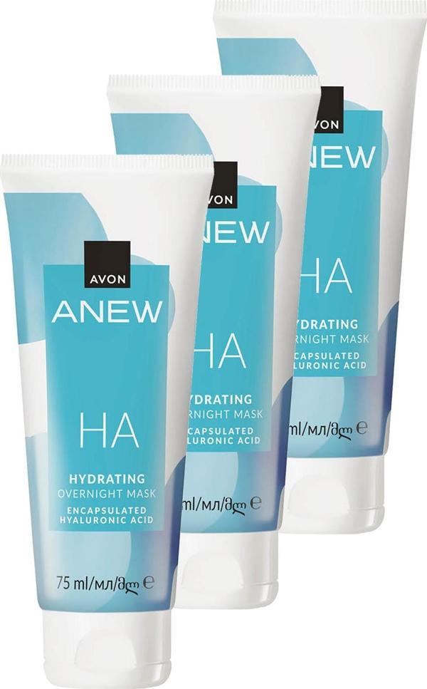 Anew Hyalüronik Asit İçeren Gece Maskesi 75 Ml. Üçlü Set - Image 1
