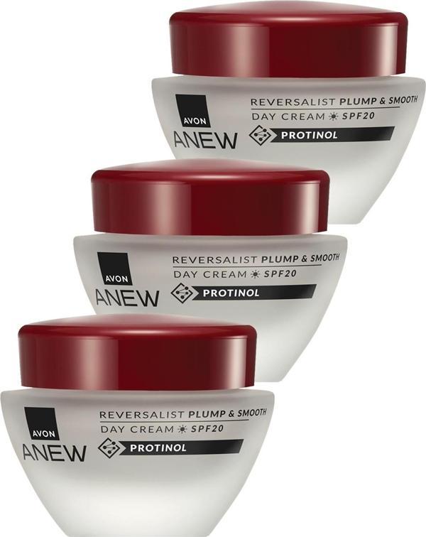 Anew Reversalist Plump & Smooth Gündüz Kremi SPF20 50 Ml. Üçlü Set - Image 1
