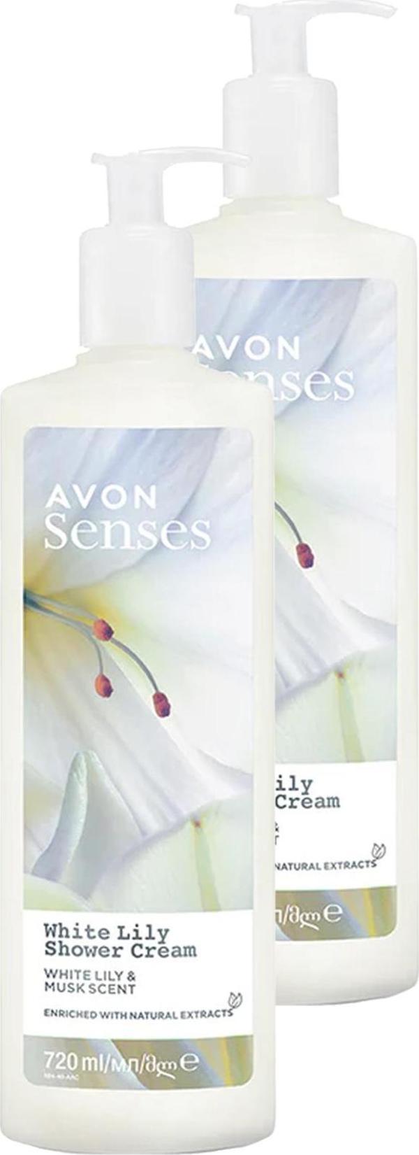 Senses White Lily Beyaz Zambak Kokulu Duş Jeli 720 Ml. İkili Set - Image 1