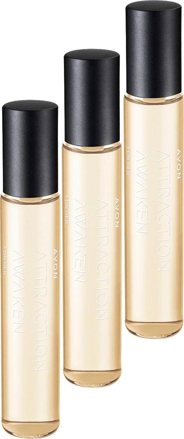 Attraction Awaken Kadın Parfüm Edp 10 Ml. Üçlü Set - Image 1