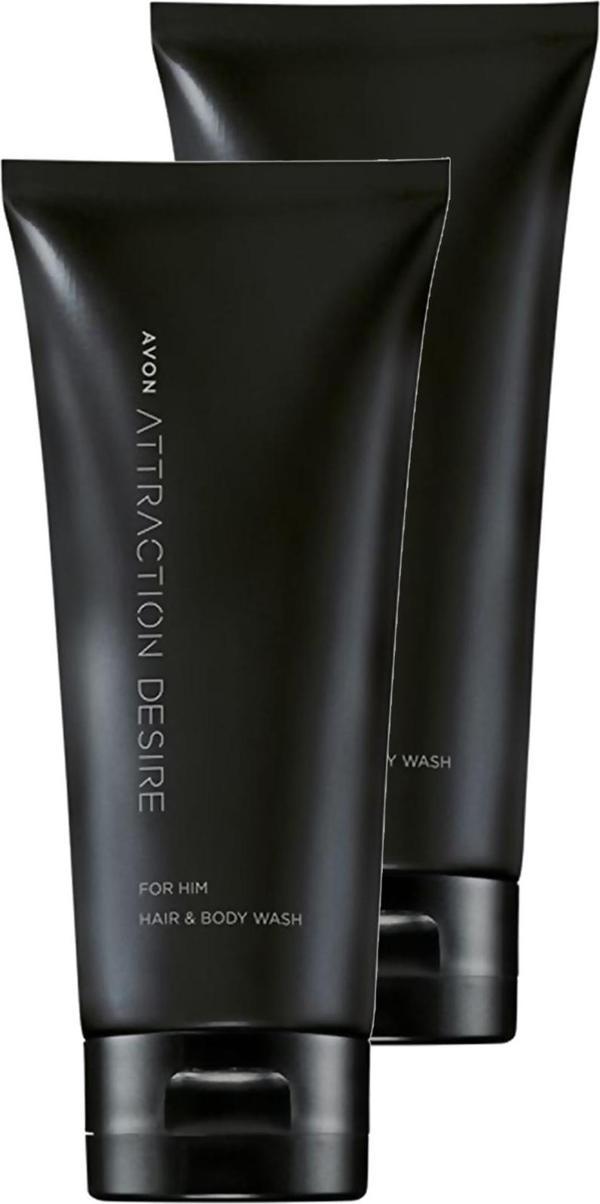 Attraction Desire Erkek Saç ve Vücut Şampuanı 200 Ml. İkili Set - Image 1