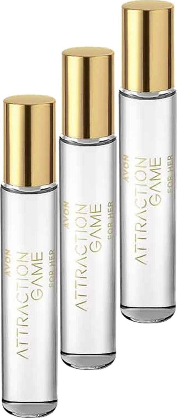 Attraction Game Kadın Parfüm Edp 10 Ml. Üçlü Set - Image 1
