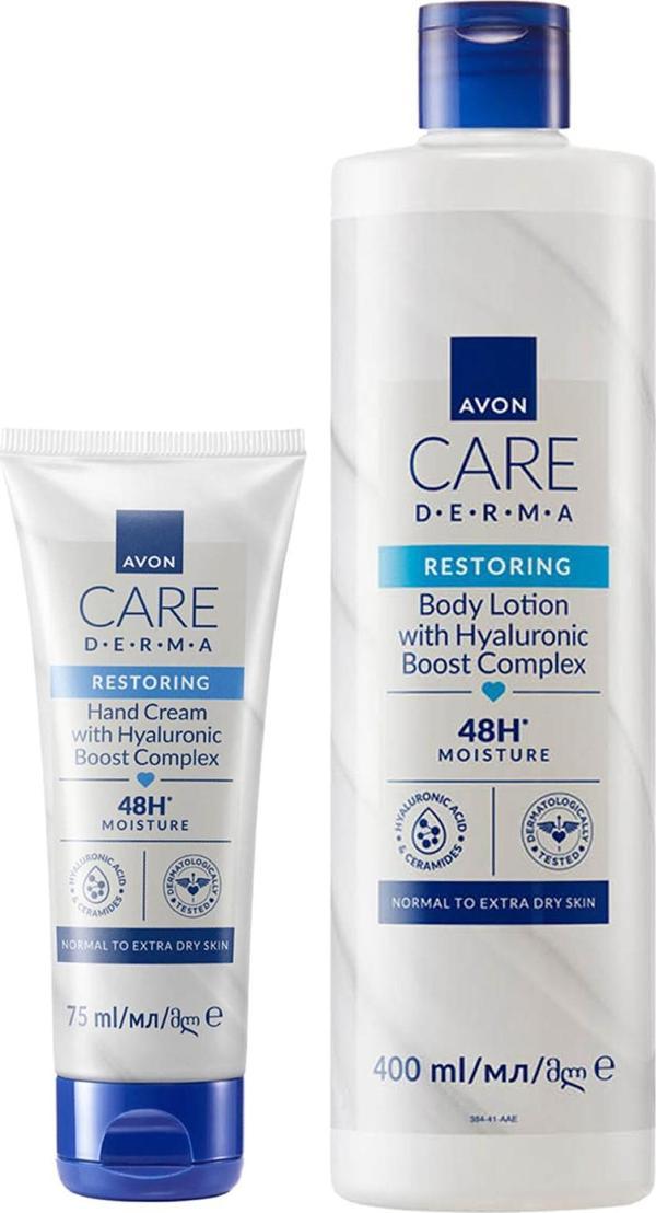 Care Derma Restoring Hyaluronic Boost Vücut Losyonu ve El Krem Paketi - Image 1