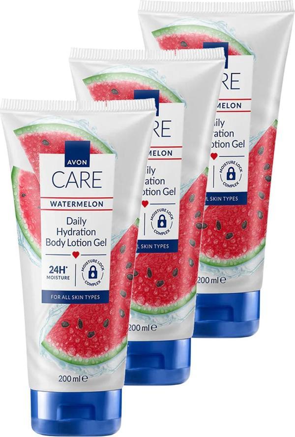Care Watermelon Karpuz Kokulu Vücut Losyon Jeli 200 Ml. Üçlü Set - Image 1