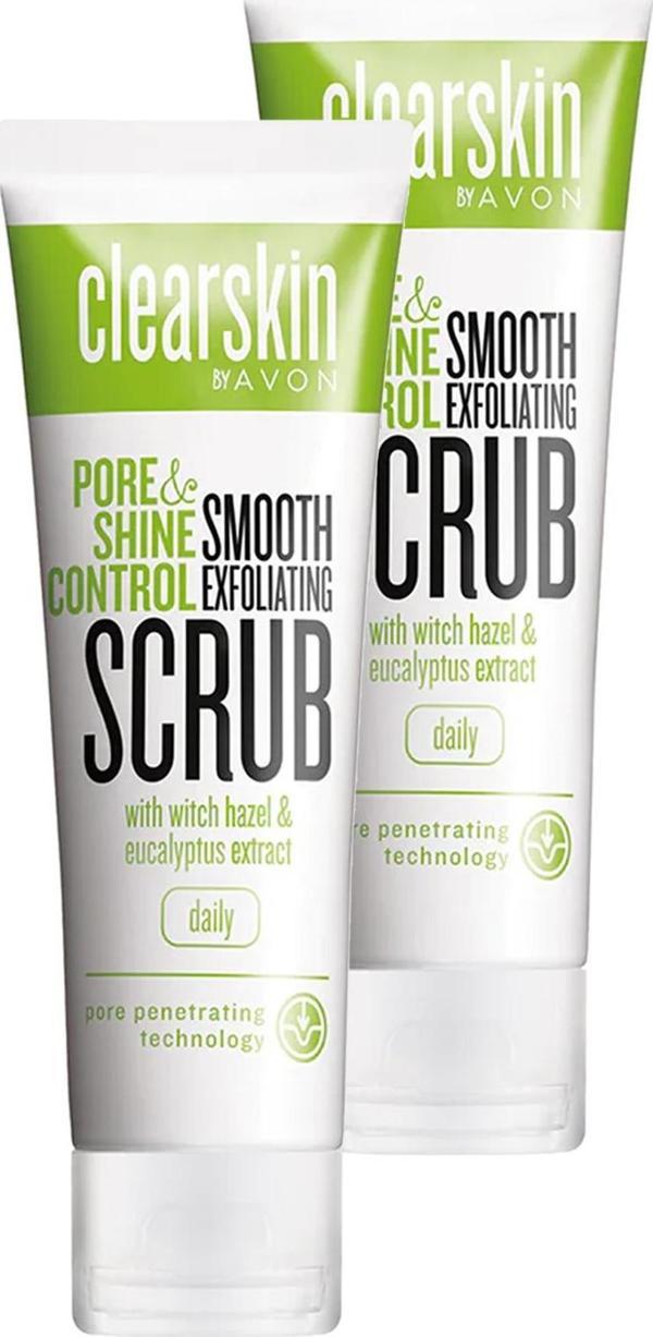 Clearskin Gözenek ve Parlaklık Kontrolü İçin Yüz Peelingi 75 Ml. İkili Set - Image 1